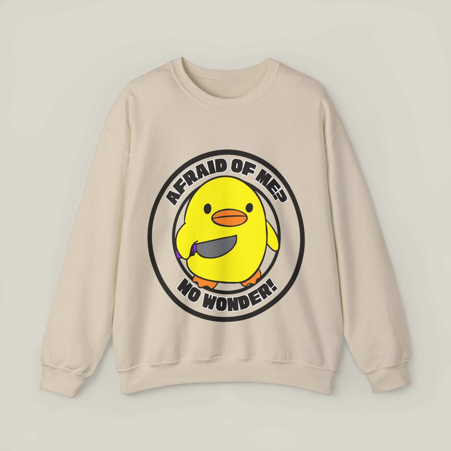 Duck "Afraid of Me" - Sweatshirt Unisex