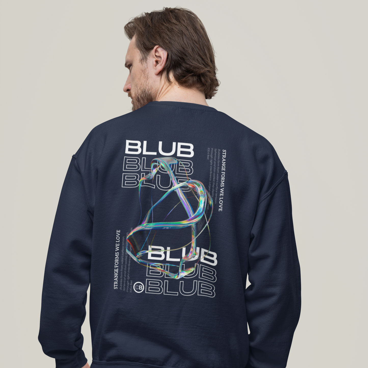 BLUB - Sweatshirt Unisex Front and Backprint