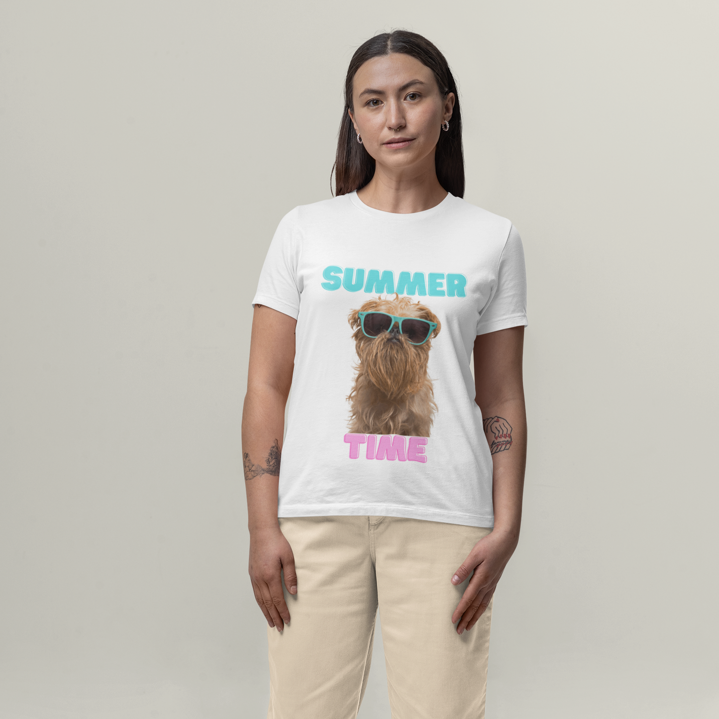 Dog "Sumer Time" - T-Shirt Unisex