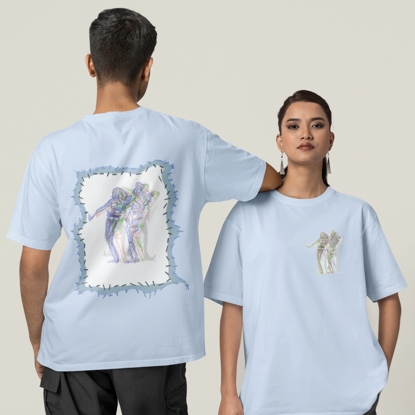 Tranquil Tunica - Original T-Shirt Unisex Front and Back Print