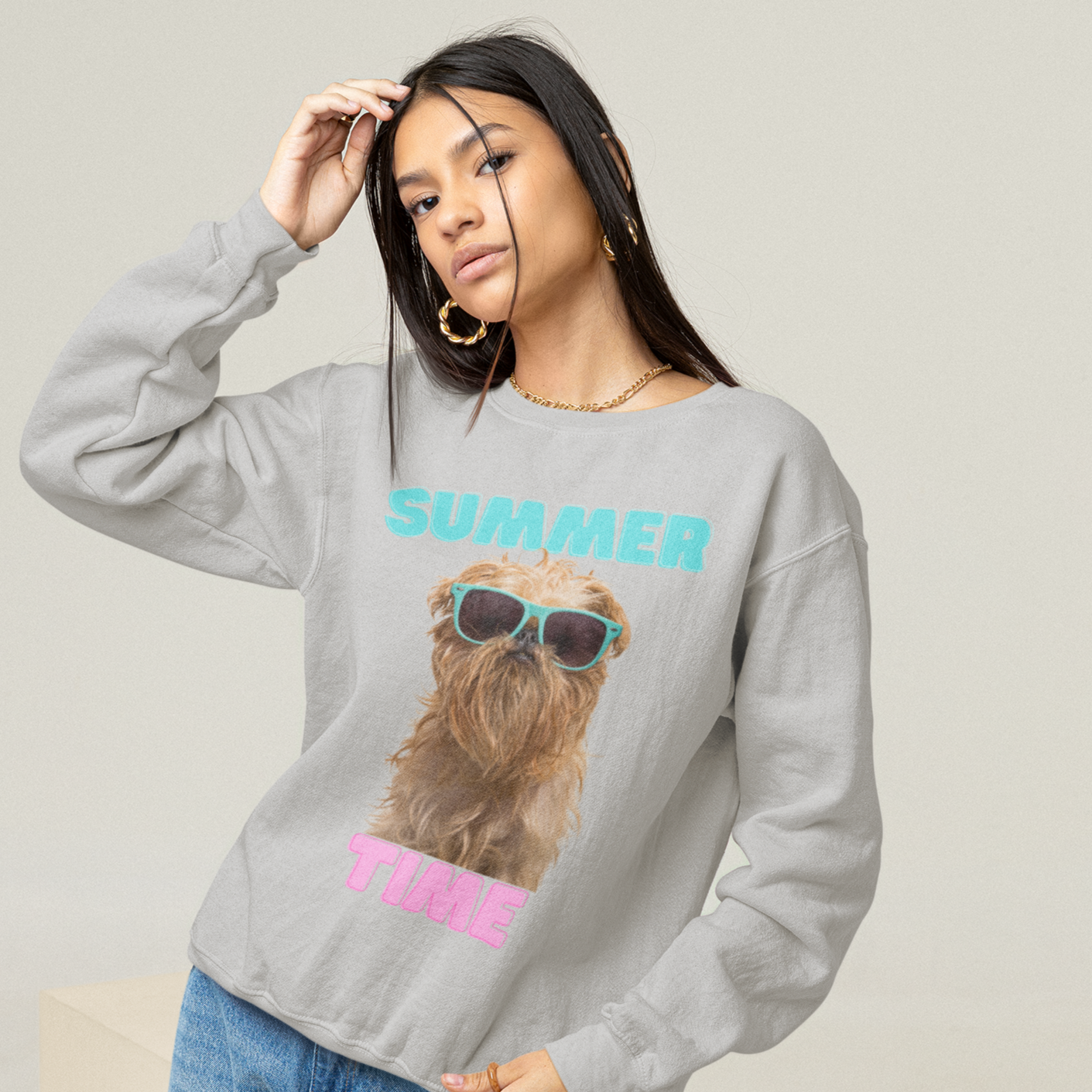 Dog "Summer Time" - Sweatshirt Unisex