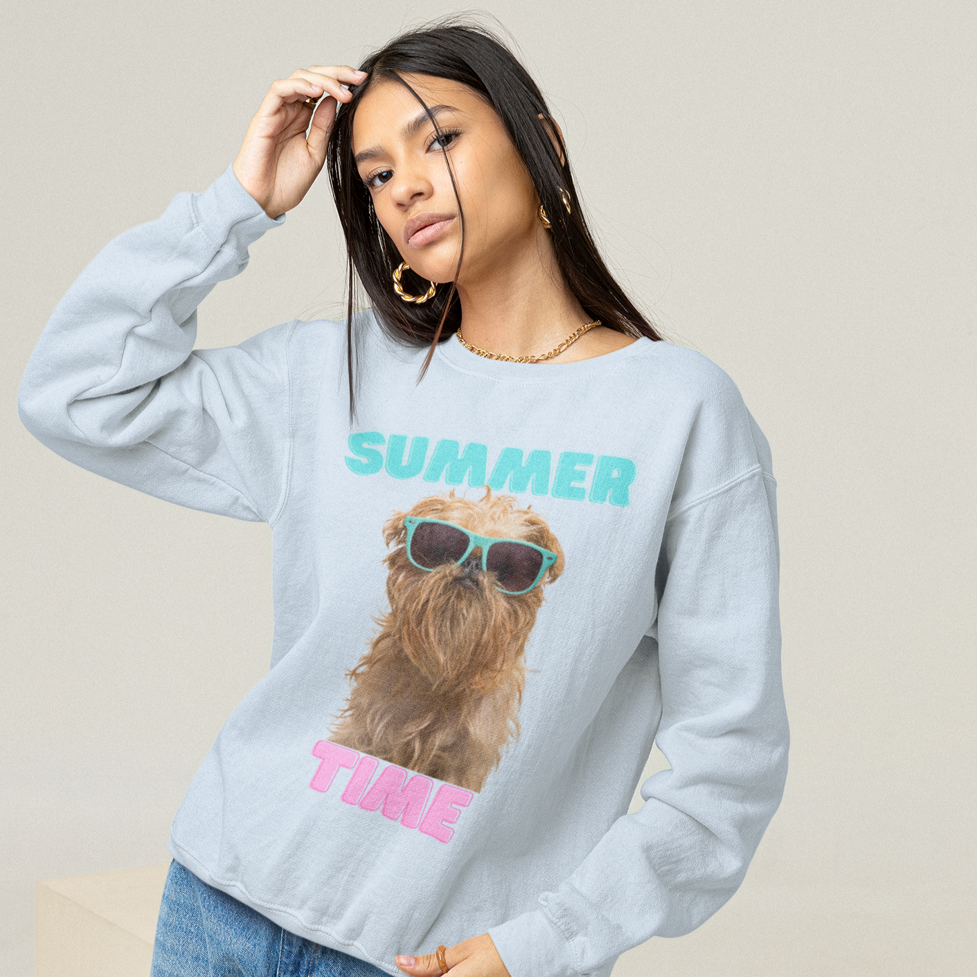 Dog "Summer Time" - Sweatshirt Unisex